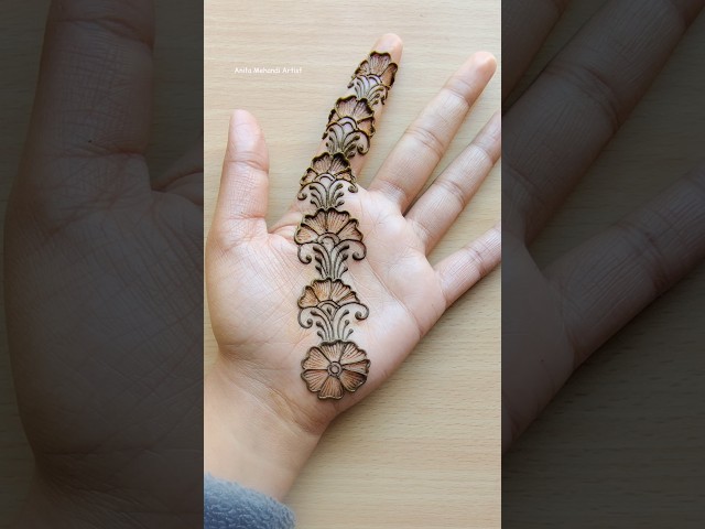 Easy and beautiful Mehandi design #mehndi #henna #mehandidesign #letestmehndi