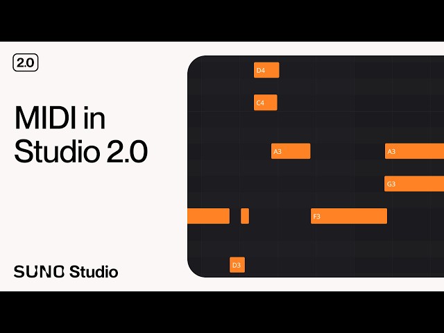 MIDI in Suno Studio 2.0