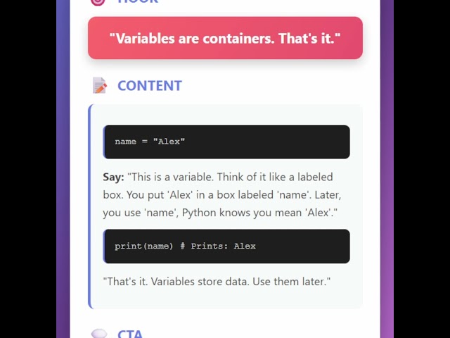 Variables Explained in 30 Seconds (Containers, That's It)
