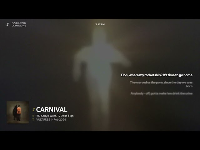 Carnival – Kanye West (Lyrics Video)