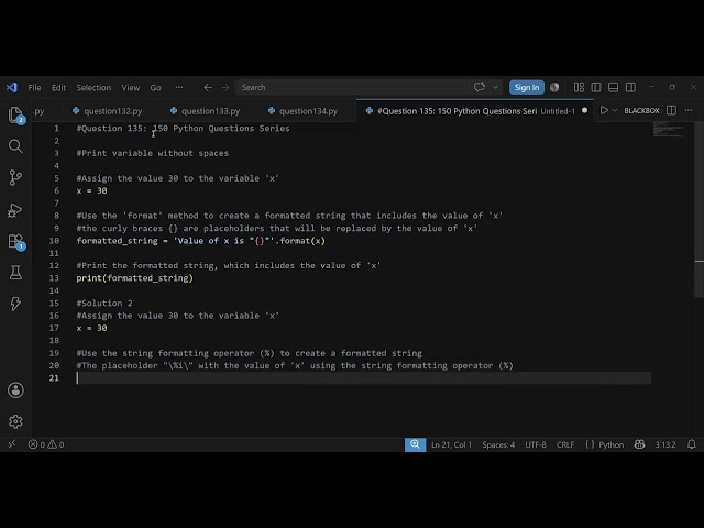 Print Variable Without Spaces in Python