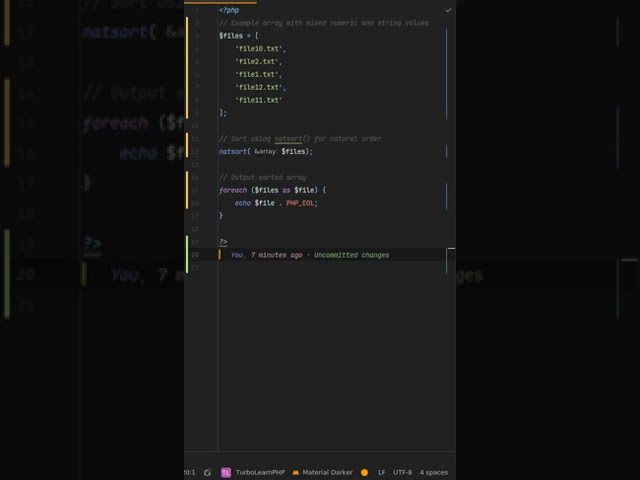 Why is natsort() better than sort() for arrays? uncovering #php natsort() the #secret to natural
