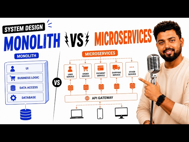 Monolithic vs Microservices | Learn through song | System design