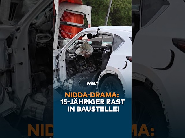 SCHRECKLICHER AUTOUNFALL BEI NIDDA: ZWEI TOTE JUGENDLICHE IM ALTER VON 14 UND 15! | #shorts