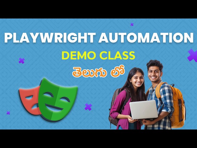 Learn Playwright Automation in One Session | Live Demo Class | Telugu