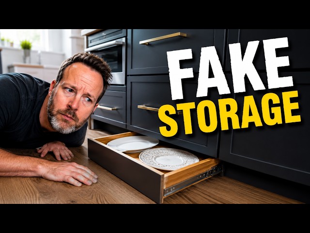 Don’t be fooled by a kitchen with FAKE storage