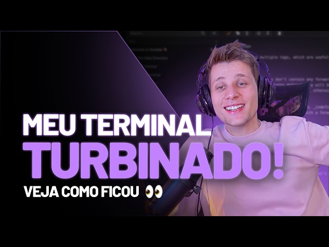Meu terminal completo (extensões, tema e config)