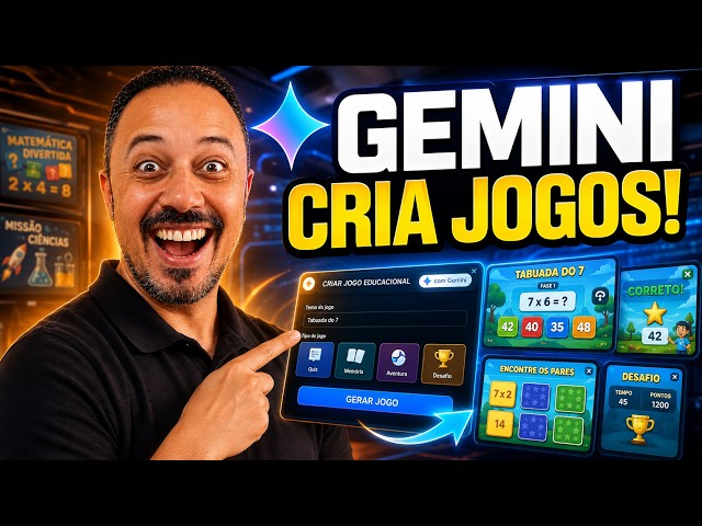 GEMINI CREATES COMPLETE EDUCATIONAL GAMES in Minutes (WITHOUT CODING!)