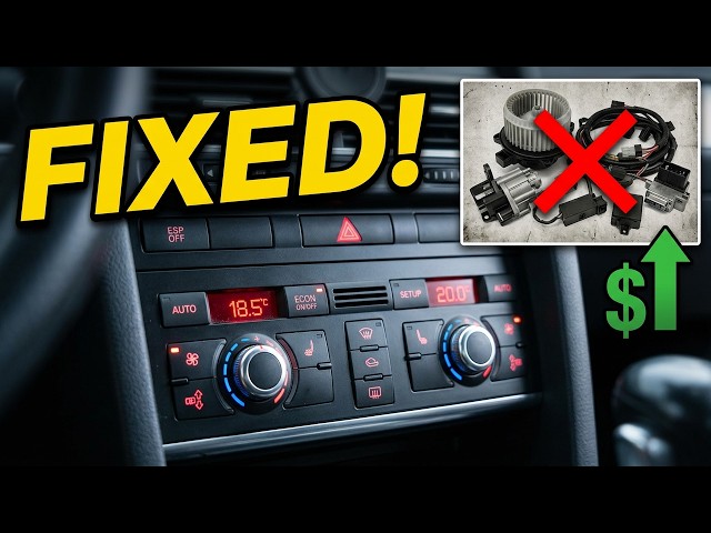 Don't Replace Your AUDI Entire Climate System! Watch This #cars #automobile #diy