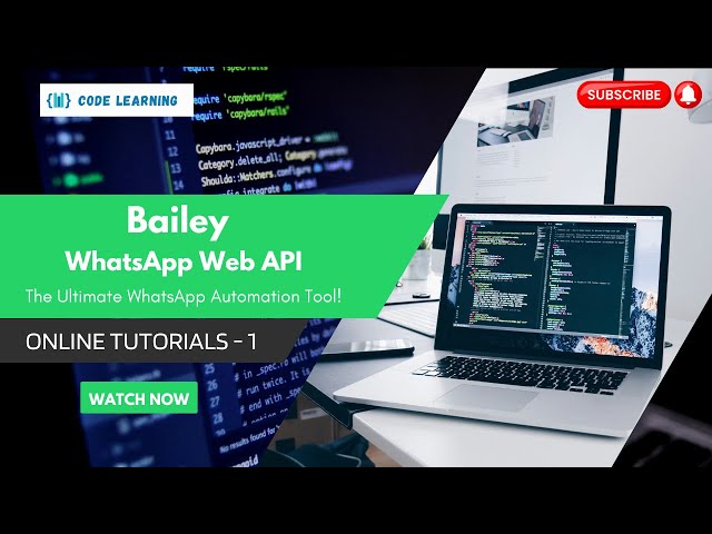 How to Automate WhatsApp Messages with Bailey API!