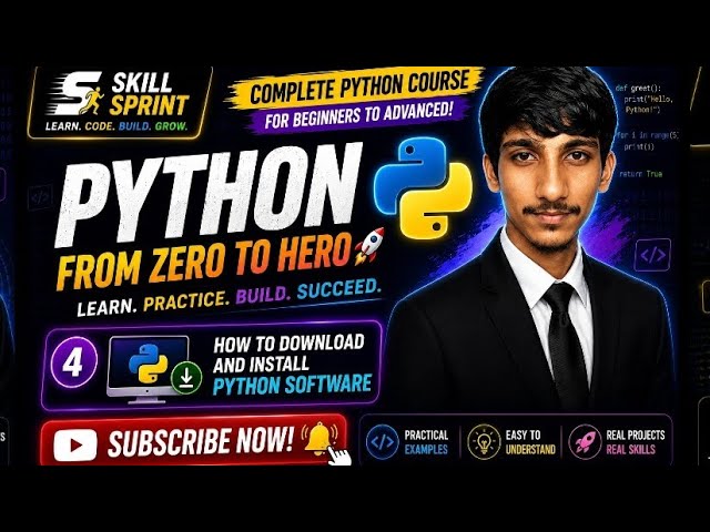 Download & Install Python Easily |Complete Python Installation Guide 