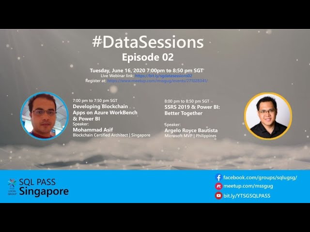 SG SQLPASS #DataSessions 02