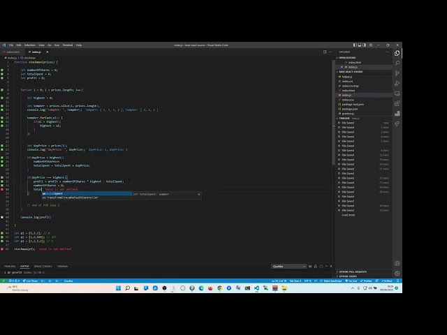 HackerRank Stock Maximize JavaScript, Hacker Rank, Stock Maximize JS