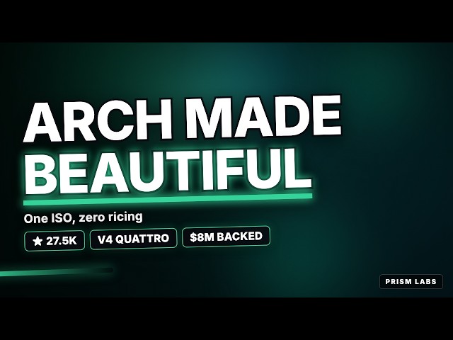 Omarchy: 1 ISO Makes Arch Beautiful — Free & Open Source