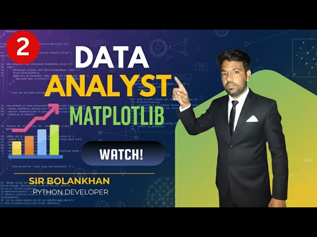 Line Plot in Matplotlib | Python Data Visualization | Data Analyst | Hindi/Urdu
