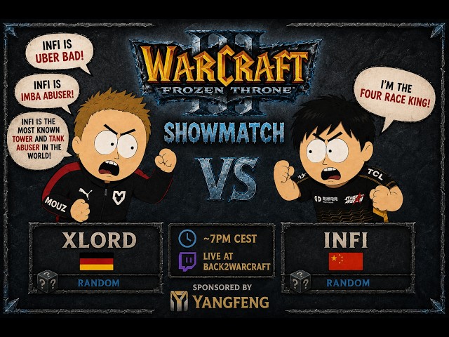 CRAZY SHOWMATCHES ⚔️ Moon vs Starbuck // XlorD vs Infi 🏆 sponsored by YangFeng