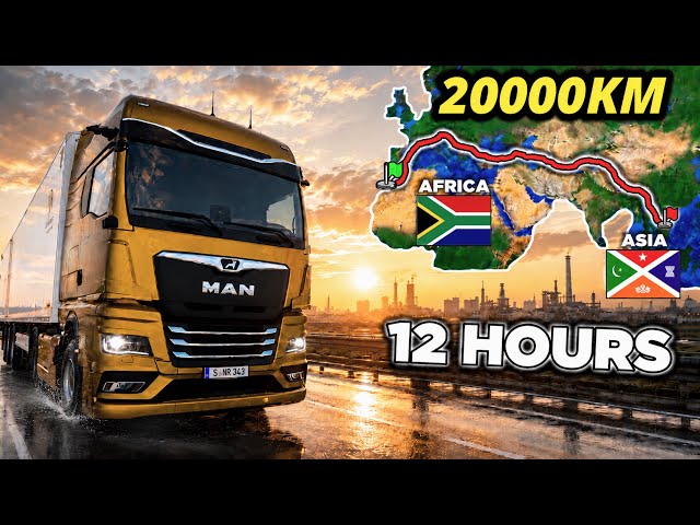 ETS2 Longest Delivery (Morocco to Indonesia) Africa to Asia | Euro Truck Simulator 2