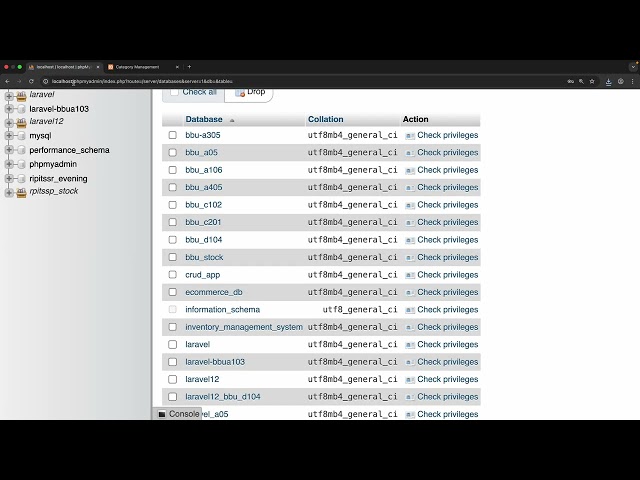 PHPMyAdmin Export and import database  MySQL Server