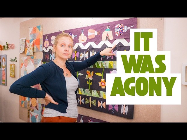 Problem Solving for my Improv Quilt (and did I get a new sewing machine??)