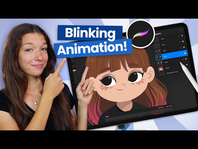How To Make Your Characters Blink! • Full Animation Tutorial Procreate