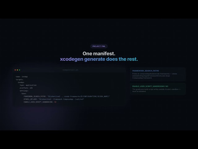 From Stub to Real iOS App: xcodegen + Compose Multiplatform | KMP Build #6