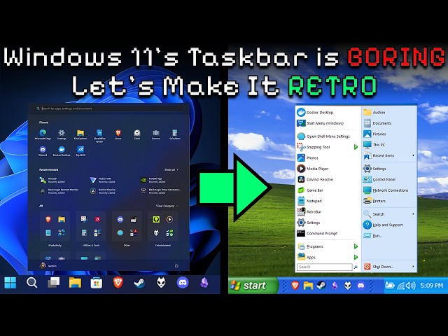 Windows 11 Gets a Nostalgia Makeover | XP & Vista Edition