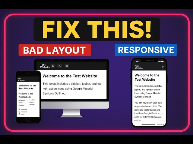Responsive Design vs Unresponsive – Web Dev Tips!