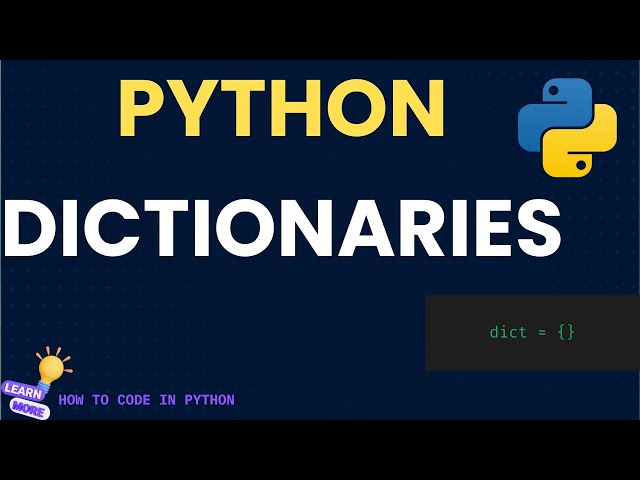 Python for Beginners | Learn Python Dictionary Tutorial with Easy Examples