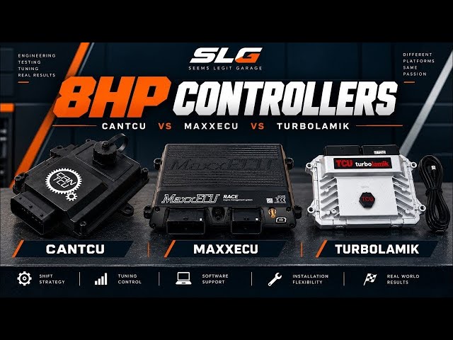 Three 8HP Swaps Compared: 3 Cars, 3 Transmission Controllers
