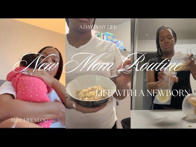✨ NEW MOM ROUTINE | A Day in My Life with a Newborn ✨