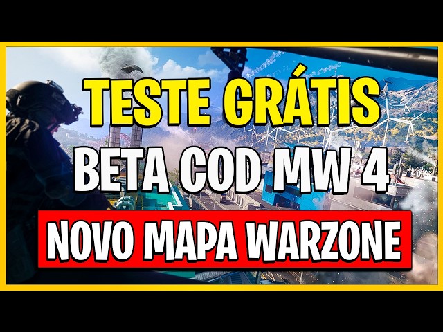 REVEALED! FREE TRIAL OF THE NEW WARZONE MAP IN THE COD MW 4 BETA