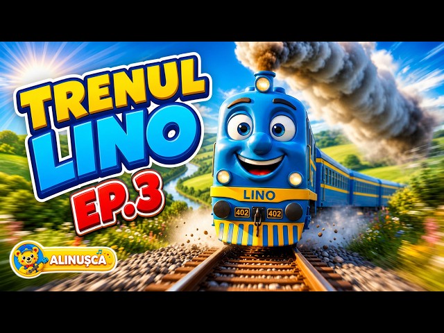 Trenul Lino 🚂 Ep. 3 | București → Chișinău | Cântec Animat pentru Copii