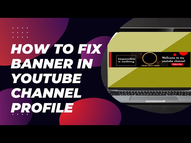 How to fix banner in YouTube channel || @techissue mover