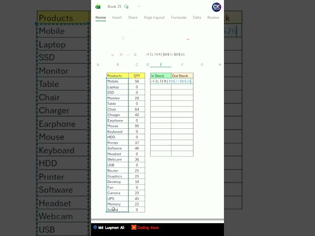 🤷 What is FILTER in Excel? (Explained in 2 Minutes) #CodingKaro #Excel