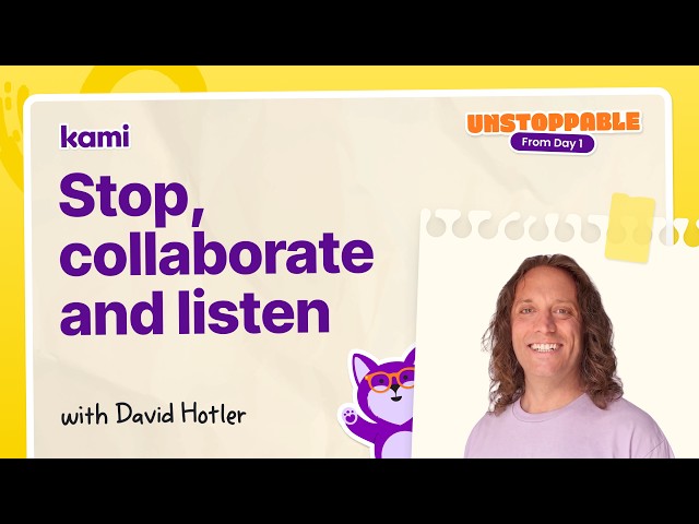 Unstoppable from Day 1: How to collaborate with Book Creator