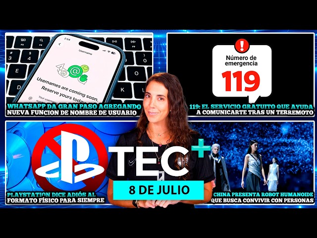 TEC+: PlayStation le dice adiós al formato físico, China presenta nuevos robots humanoides, y más