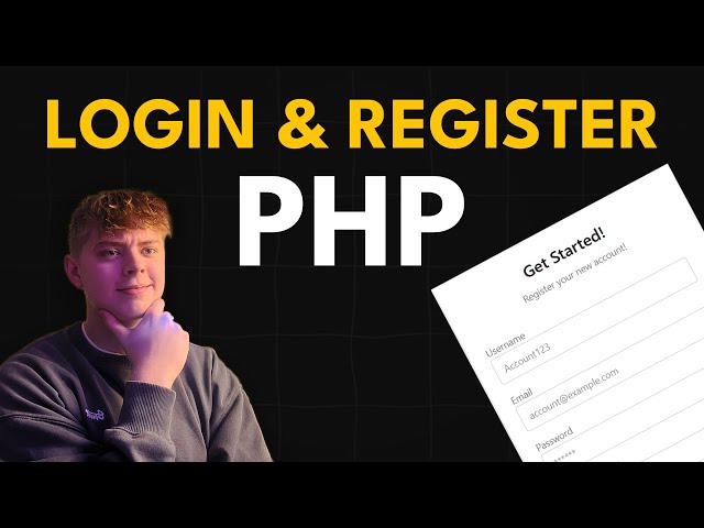 Modern PHP Login & Registration System with MySQL Database (2026)