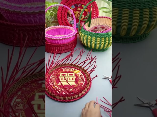 Super Craft Basket! Handmade Rattan Basket with All Details in This Tutorial #craft #diy