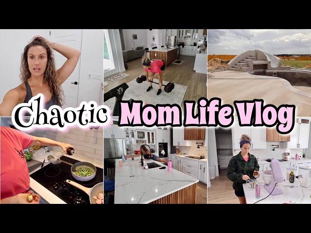 Get Back on Track ✨Food Pred, Shop, Bread Making + Pool Updates | Chaotic Mom Life Vlog - Mom to 4