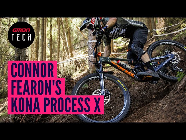 Connor Fearon's Kona Process X Enduro MTB | GMBN Tech Pro Bike Check