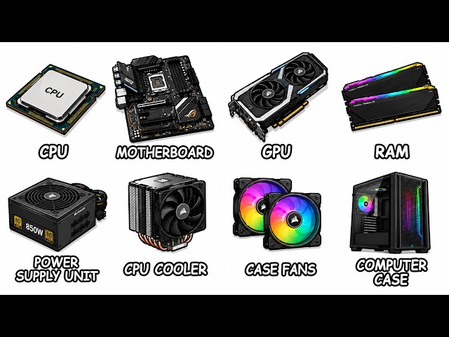 Every Computer Component Explained Simply in 15 Minutes!