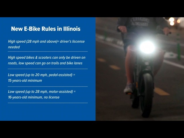 New Illinois law establishes rules for e-bikes and scooters