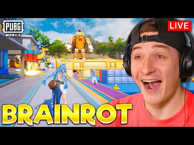 BRAINROT ROYALE + BRAINROT BATTLE! IN PUBG MOBILE LIVE