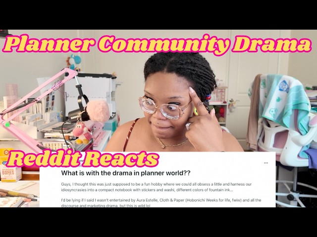 What's the Tea In The Planner Stationery Community? Planner Tea Reddit Reacts