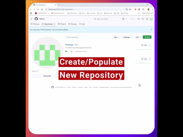 Create/Populate New Repository (14 of 16)