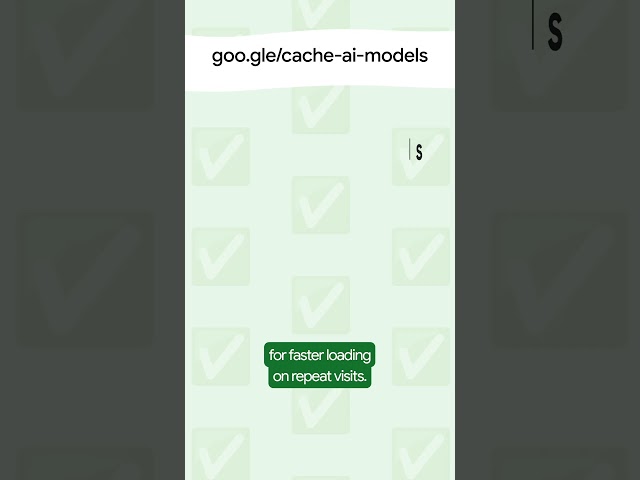 Caching AI models in the browser