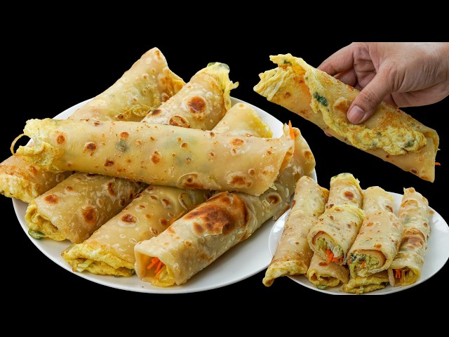 Easy Egg Paratha Roll 😍 | Quick Breakfast Recipe | Perfect Lunch Box | N’Oven Foods