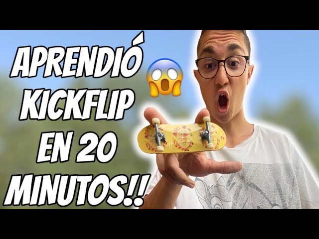 COMO HACER KIKCFLIP EN FINGERBOARD / TECH DECK