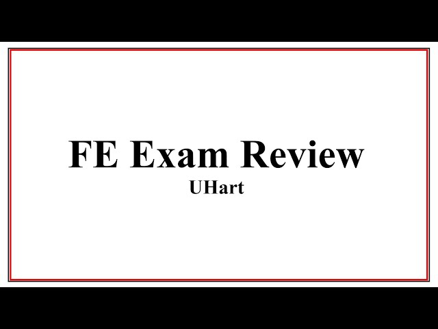 S25 ES396 FE Exam Review Material Properties and Processing Examples