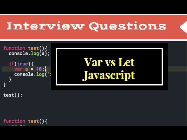 Var vs Let javascript